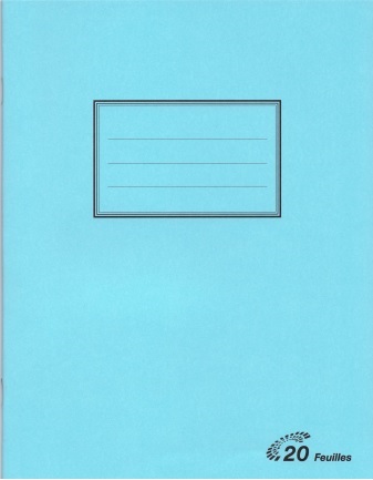 Cahier   0E5 - 20f - blanco